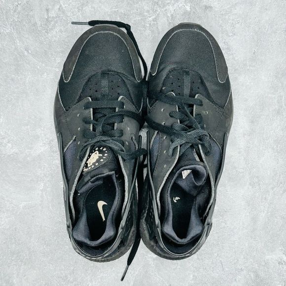 Nike Air Huarache Run Triple Black Sneakers Men’s Size US 8 Eu 41 main image 5